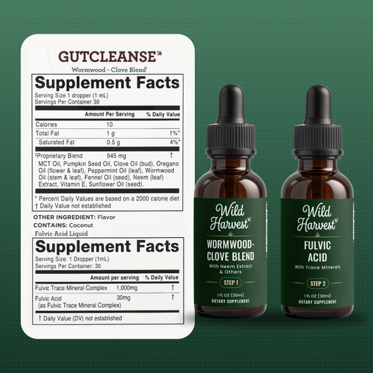Gut Cleanse - 2 Step Parasite Cleanse Kit